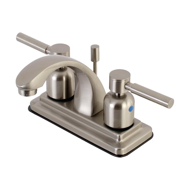 4" Centerset Bathroom Faucet, Brushed Nickel
